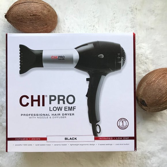 Chi Hair Chi Gf8323 Pro Low Emf Pro Hair Dryer Wdiffuser Black Poshmark